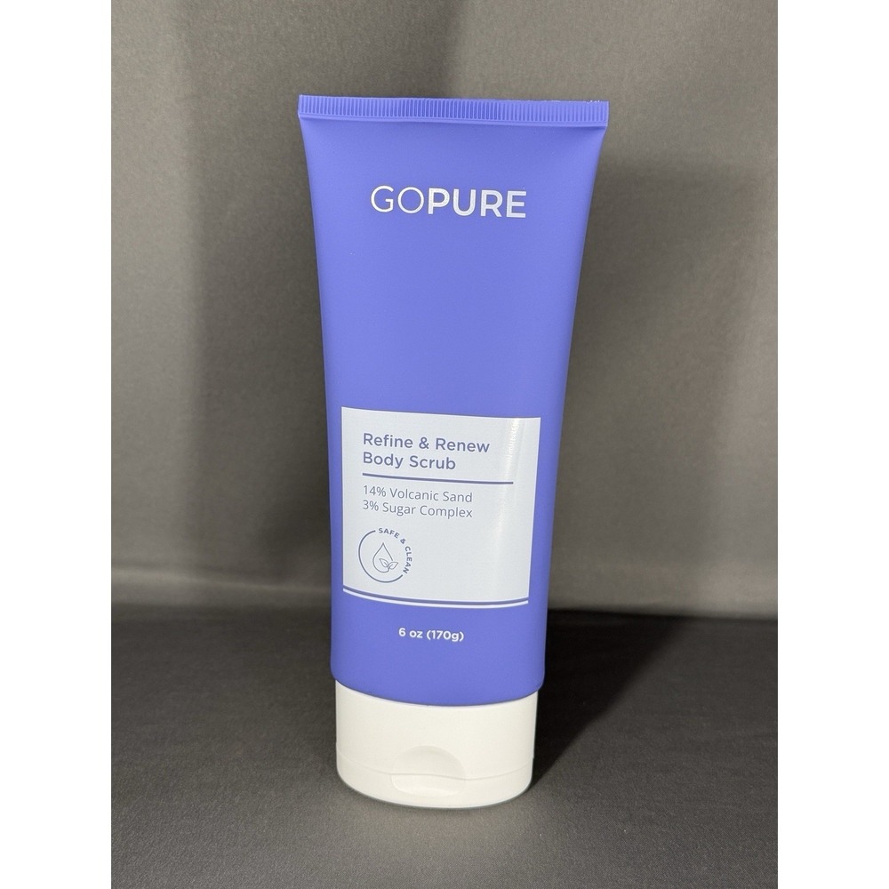 GOPURE Refine & Renew Body Scrub 6 oz New